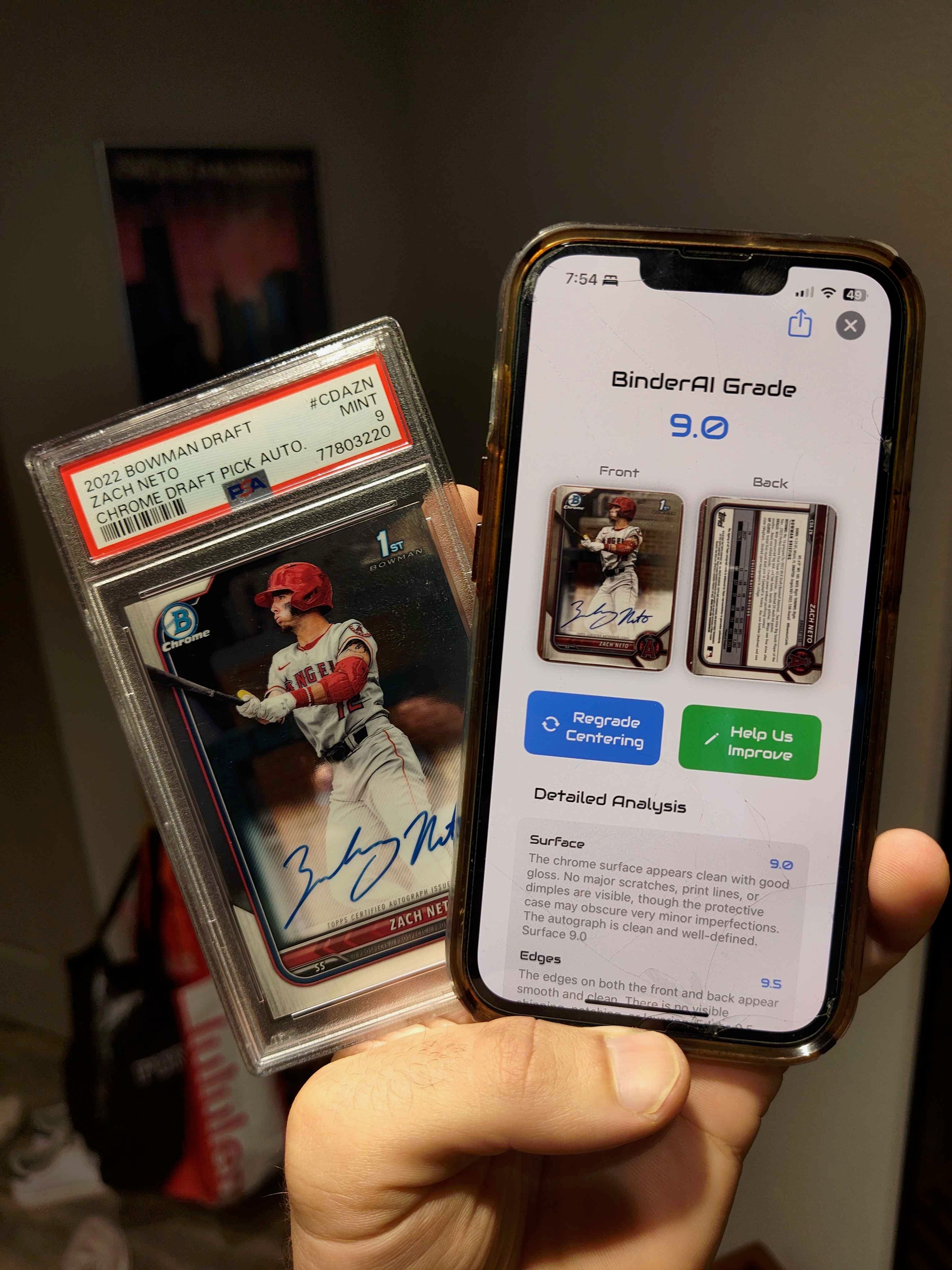 AI Card Grading Example