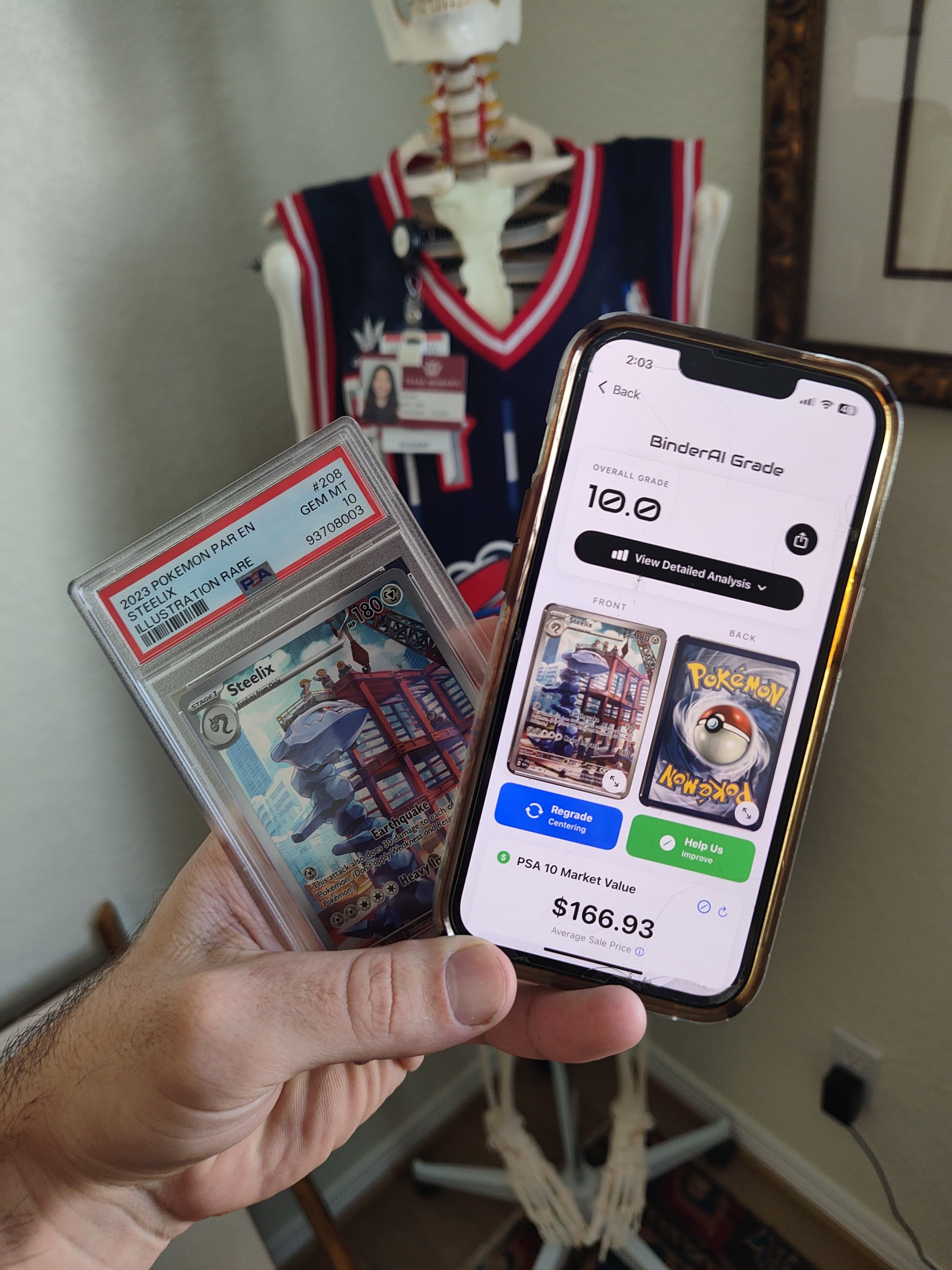 Pokemon Steelix Illustration Rare PSA 10 - BinderAI Grade 10.0